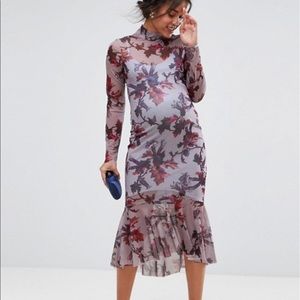 ASOS maternity peplum dress